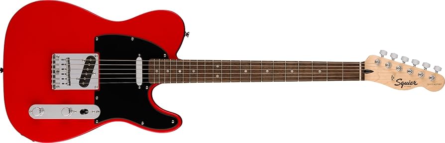 Amazon.com: Squire Sonic Telecaster Electric Guitar, Torino Red