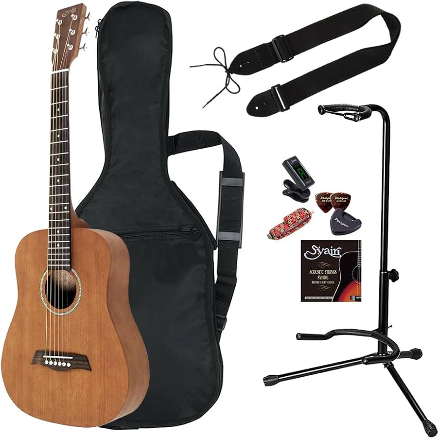 S.Yairi YM-02/MH Mini Acoustic Guitar Beginner Set, Amazon