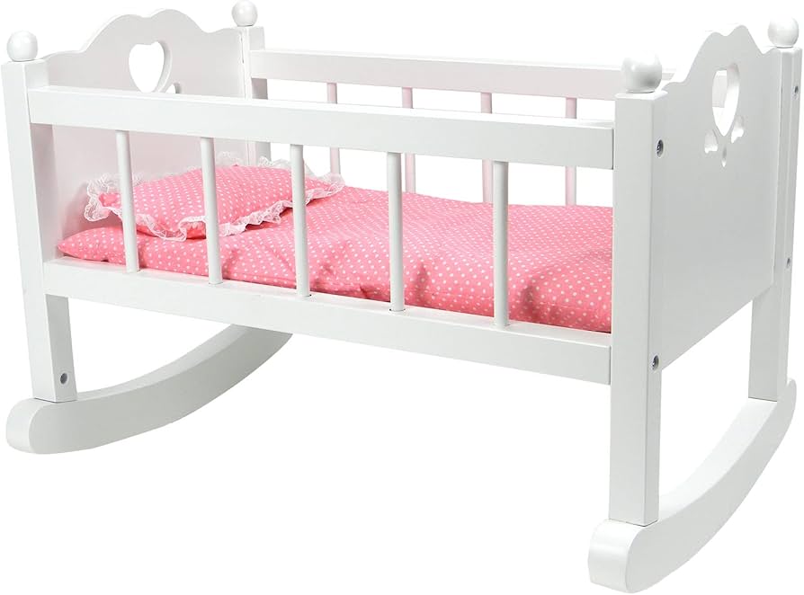 Amazon | (ソフィアズ) Sophia's 人形用赤ちゃんベッド 白 サイド開き