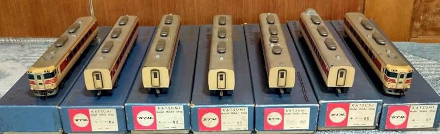 Amazon | カツミ 国鉄キハ80系気動車 キハ82 キハ80 キシ80 キロ80 7両