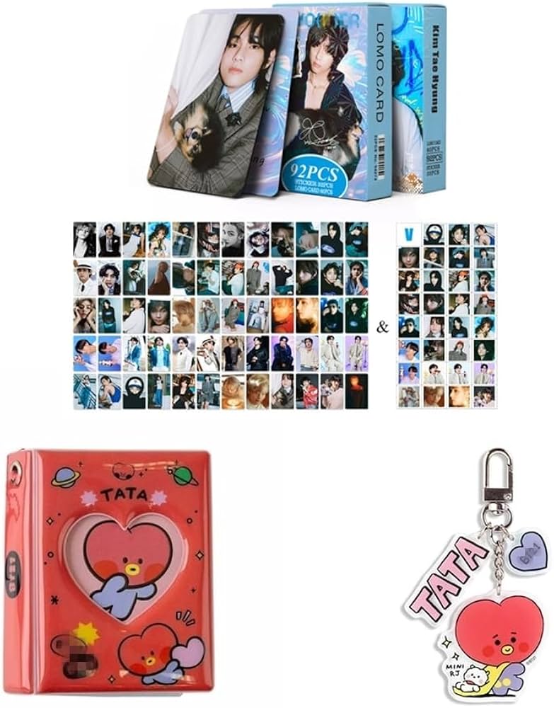 Amazon.com: SCISSH Kpop Set 60pcs V Kim Taehyung Personal