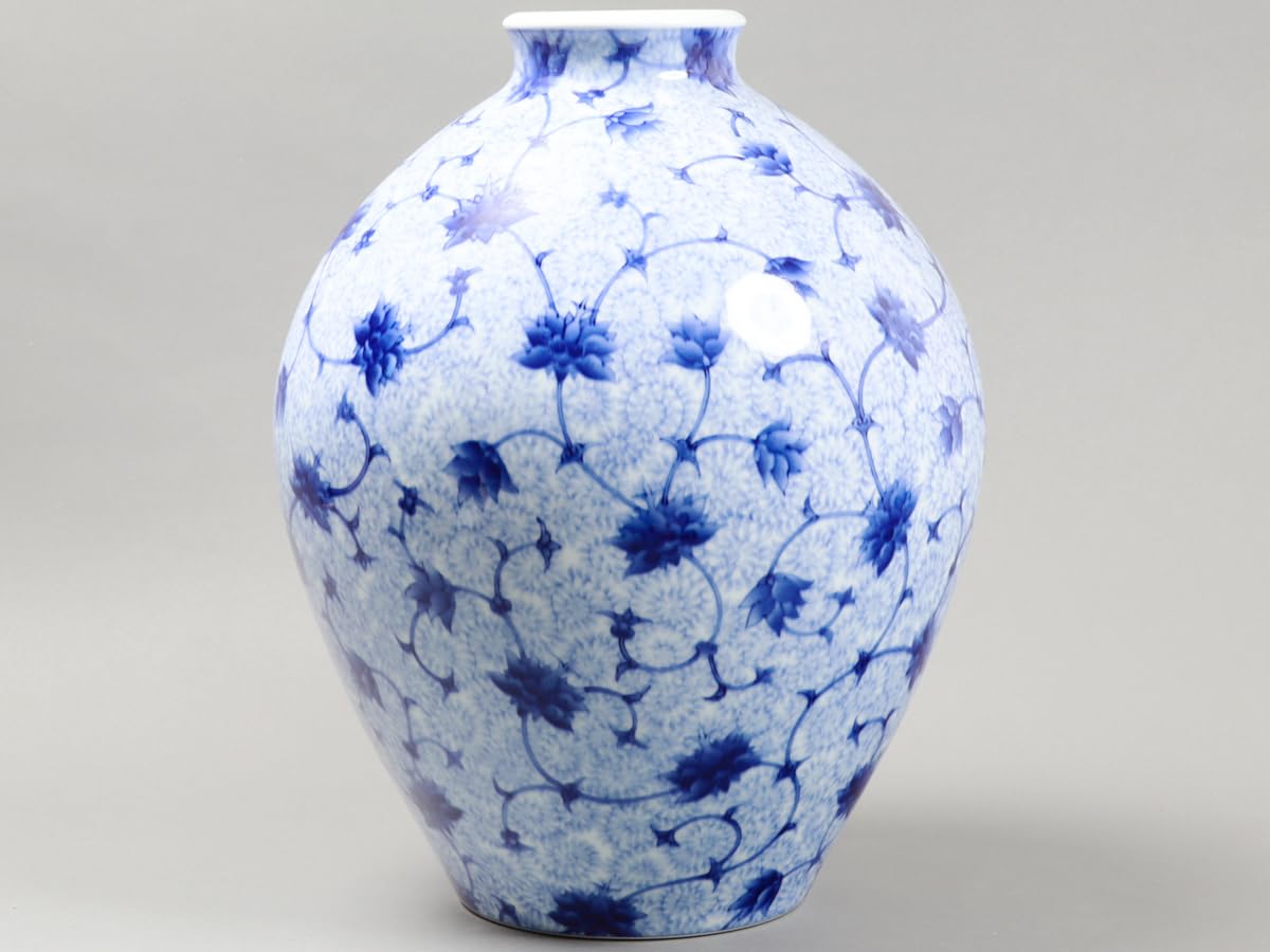 2581 深川製磁木蓮花瓶