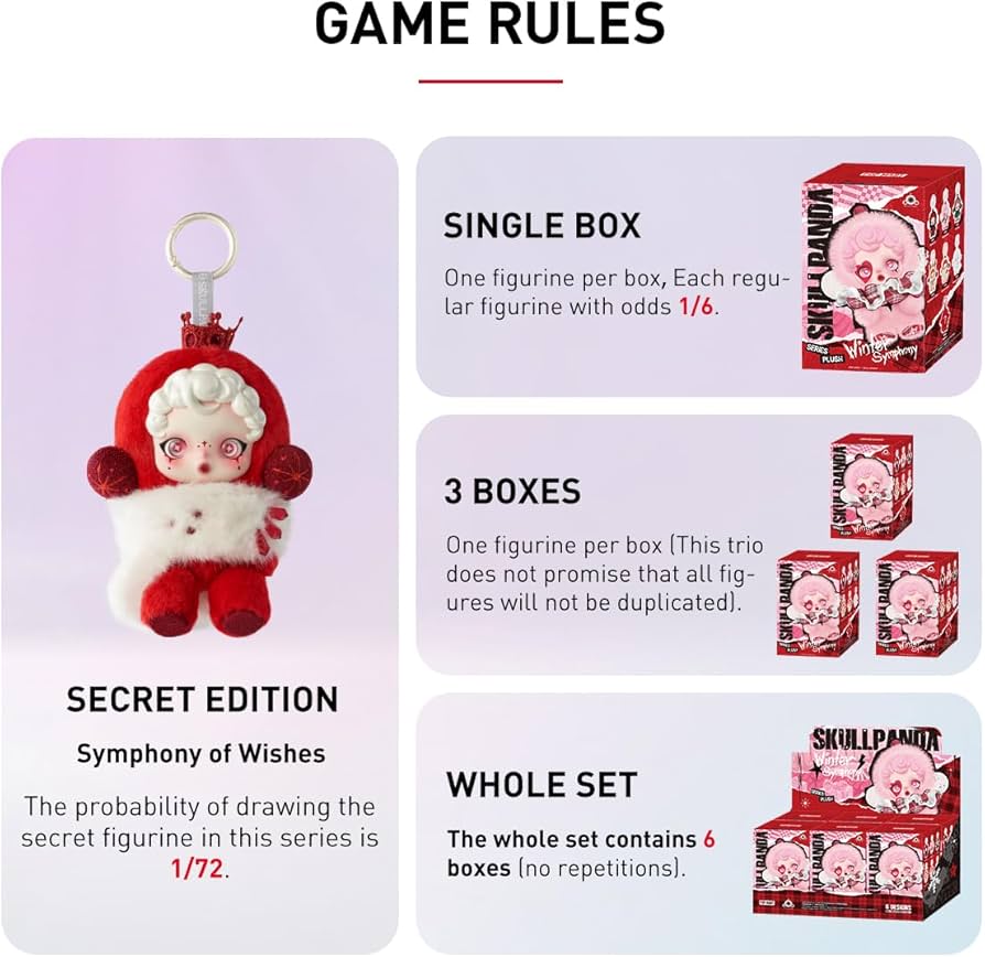 Amazon.co.jp: POP MART SKULLPANDA Winter Symphony シリーズ