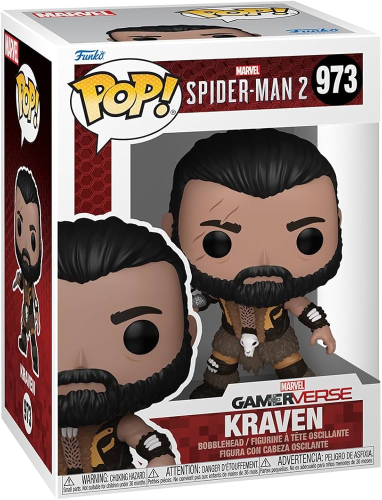 Amazon.com: Funko POP! Games: Spider-Man 2- Kraven - Spider-Man