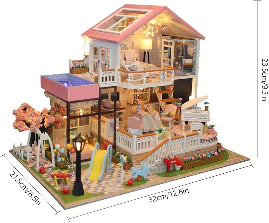 Amazon.co.jp: ミニチュア ドールハウス キット - ジオラマキット