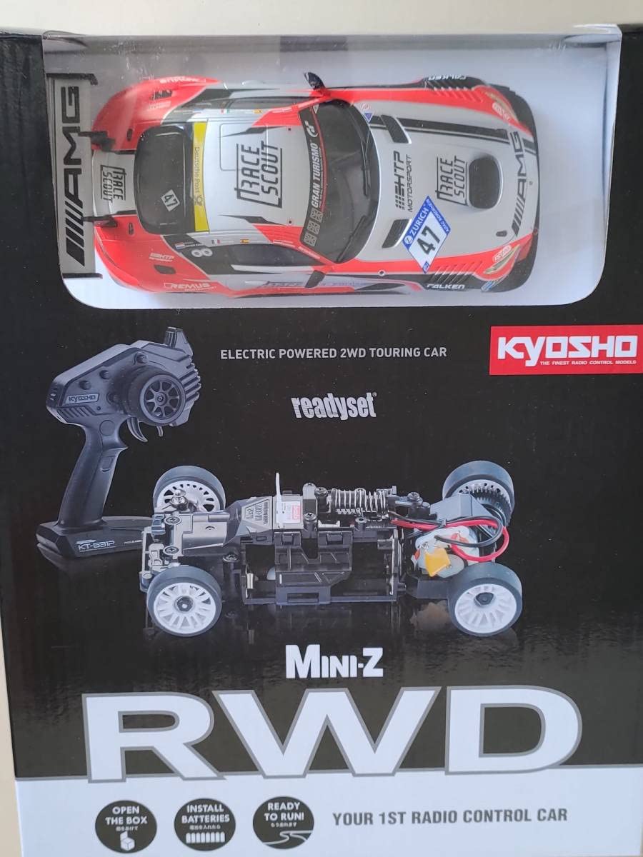 Amazon.co.jp: 京商ミニッツRWDメルセデスAMG GT3 No.47 24H