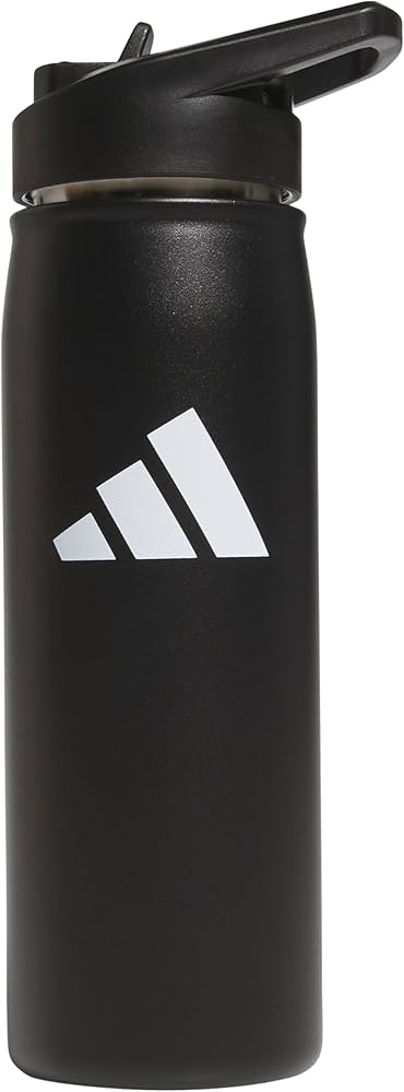 Amazon.co.jp: adidas M スチールストロー 600 メタルボトル ブラック