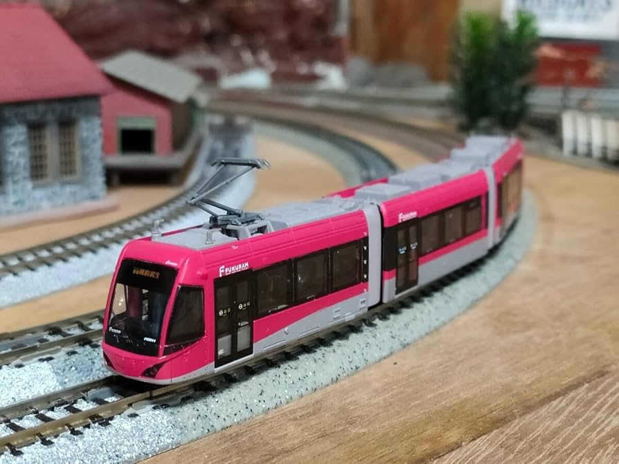 Amazon.co.jp: 動く鉄コレ 福井鉄道 F10004 FUKURAM ピンク テックTM