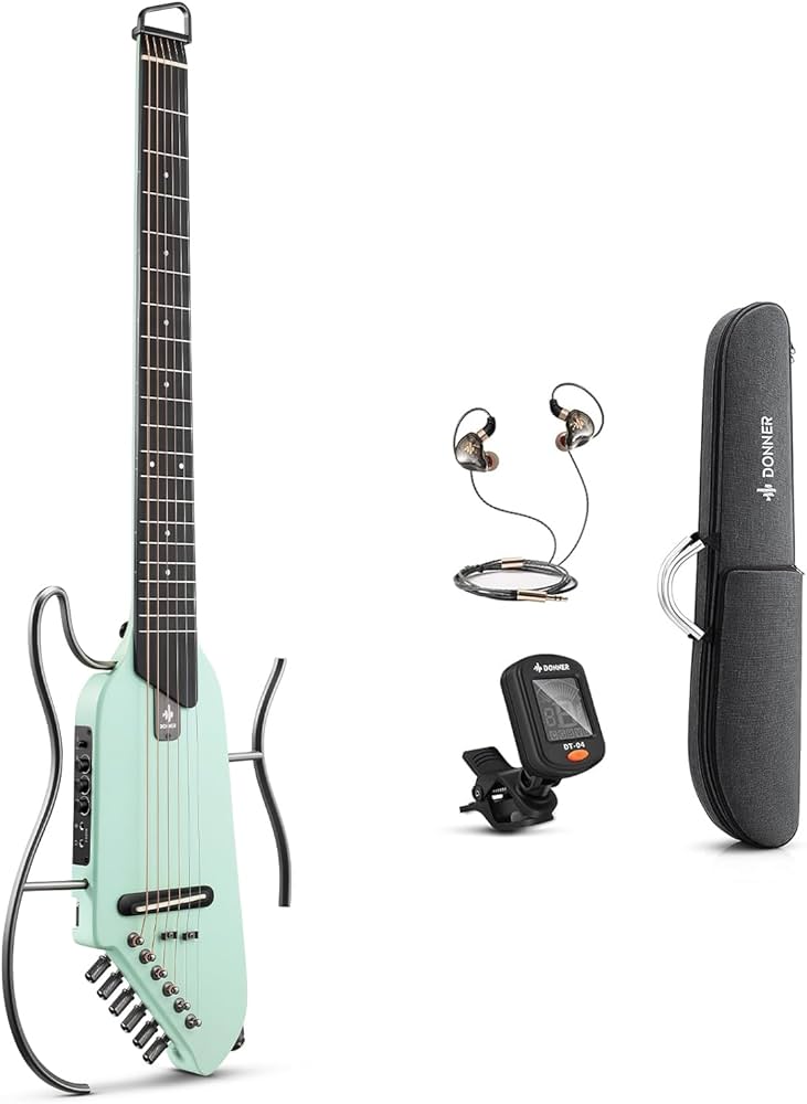 Amazon.com: Donner HUSH-I Guitar For Travel, Portable Ultra-Light