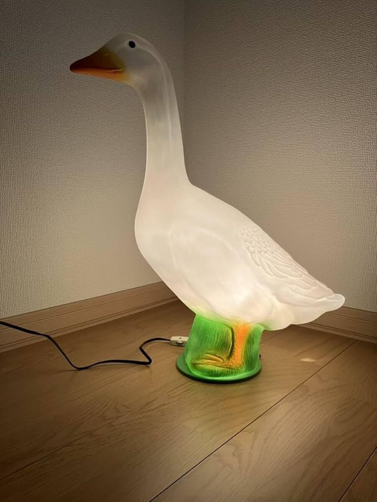 Amazon.co.jp: アンティーク アヒルライト プラスチック製 レトロ