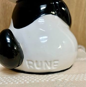 Amazon.co.jp: 内藤ルネ パンダ りんご 貯金箱 レトロ 大 : ホビー