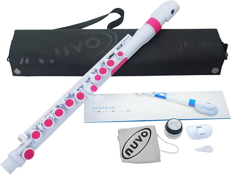 Amazon.com: Nuvo jFlute 2.0, C Flute - Plastic, White/Pink, for