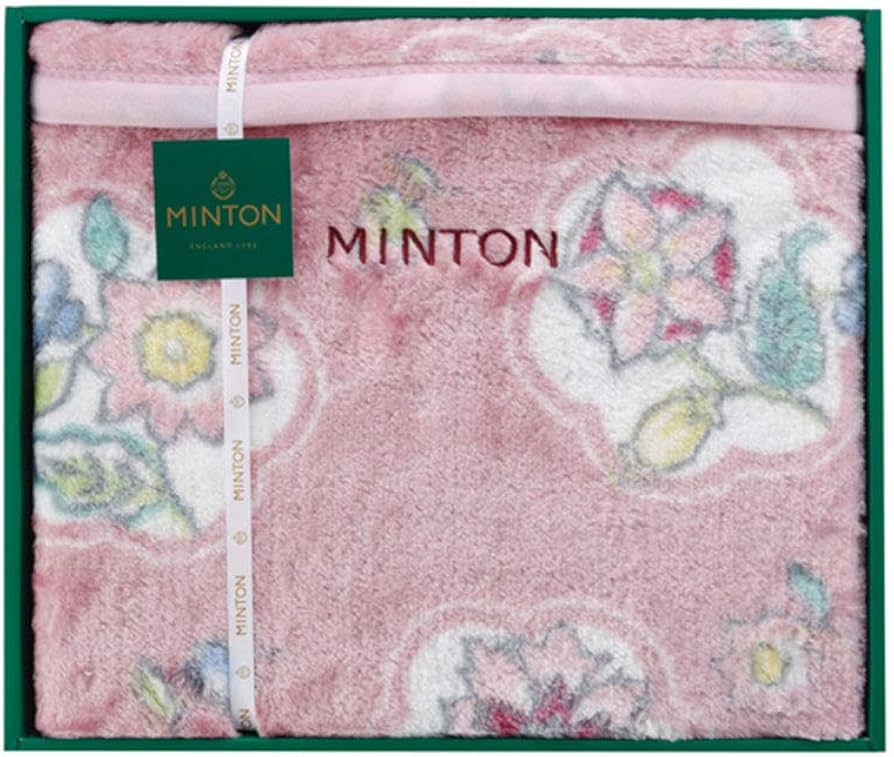 Amazon｜MINTON(ミントン) 毛布 ピンク 140×200cm MNPE10501-001