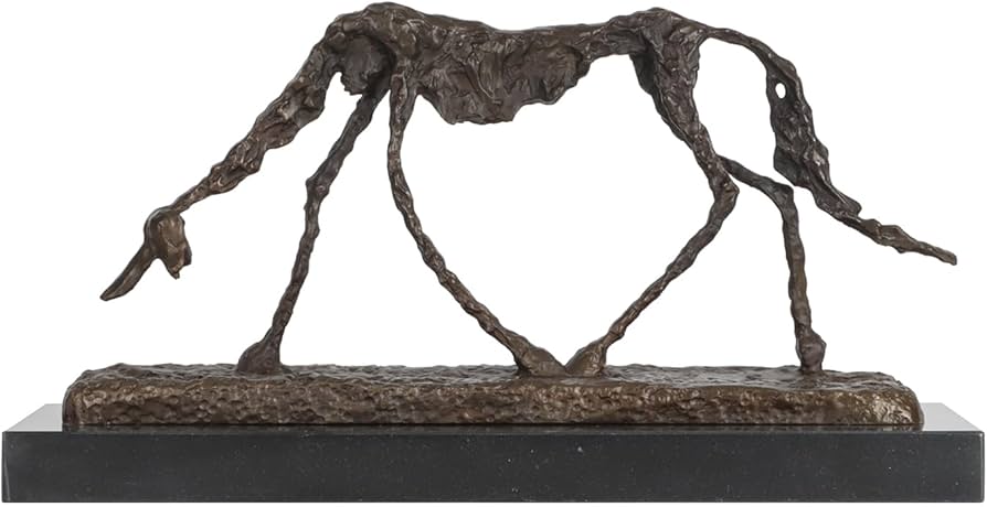 Amazon.co.jp: ブロンズ抽象犬像有名なジャコメッティの彫刻レプリカ