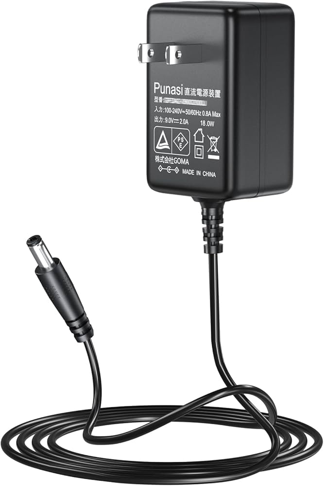 Amazon.co.jp: Punasi KORG用互換電源 ACアダプター PSE認証 9V 2A