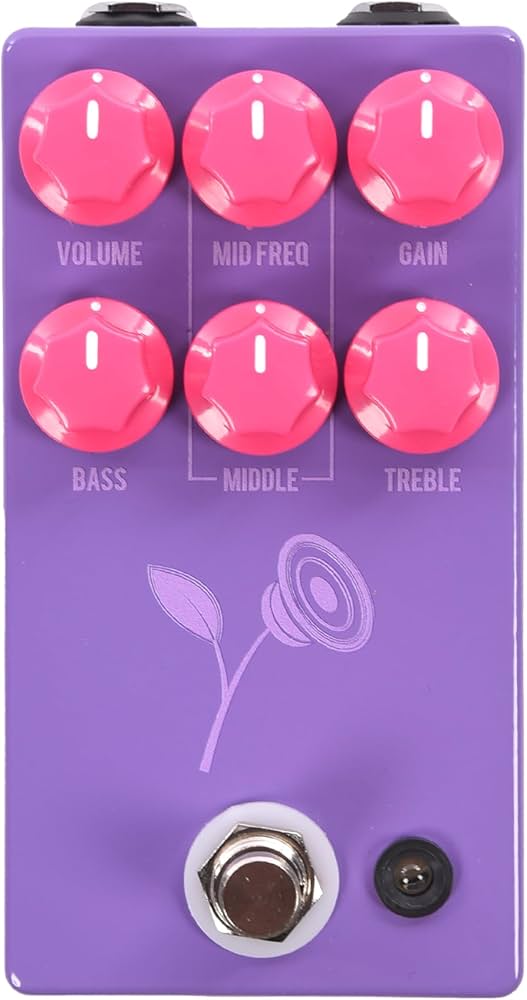 Amazon.com: JHS Pedals Violet Distortion Pedal, Purple