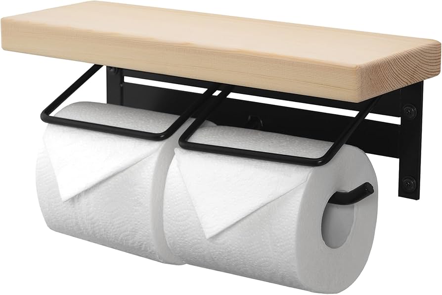 Amazon.co.jp: EMARINO トイレットペーパーホルダー 2連 おしゃれ