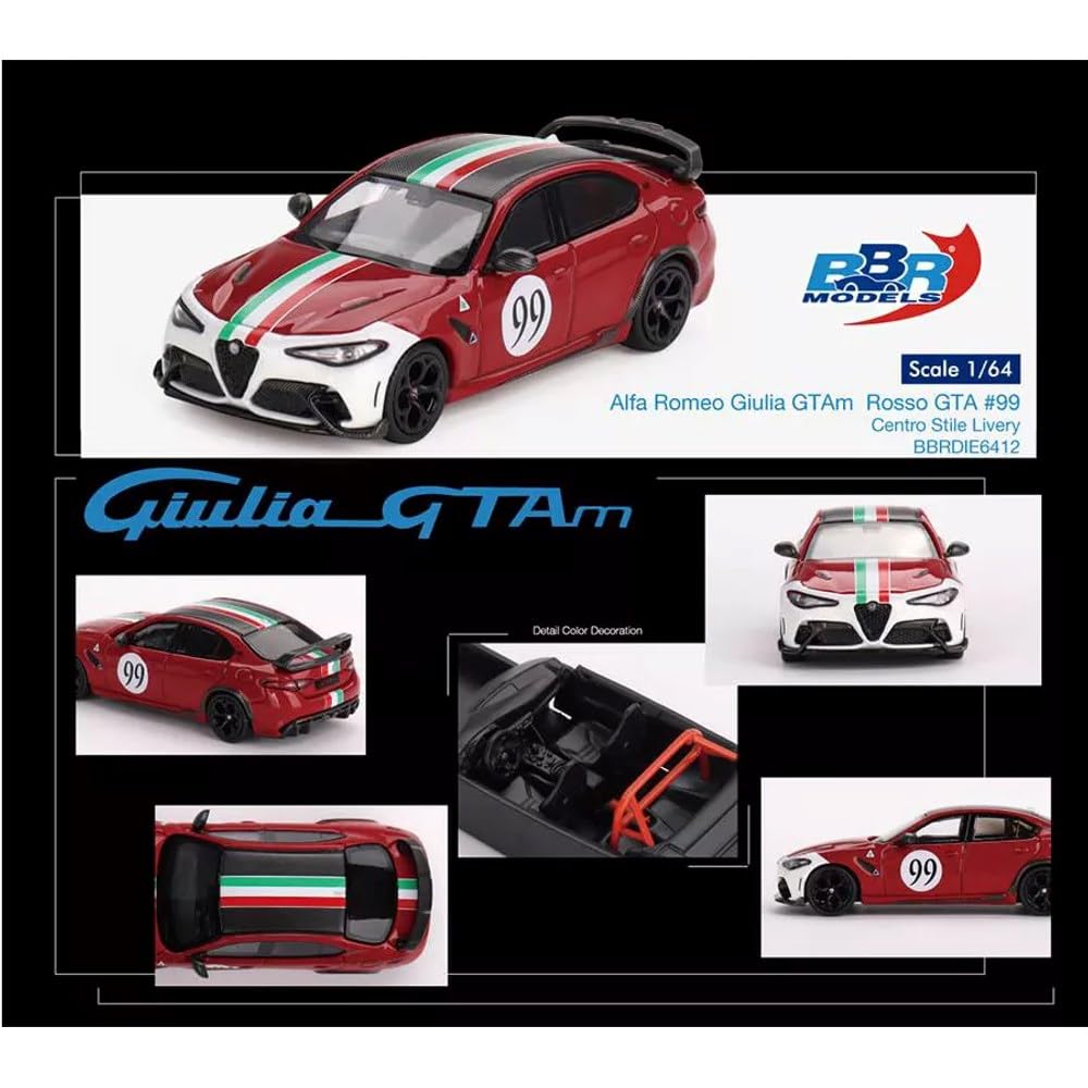 Amazon | BBR 1/64 アルファロメオ ジュリア GTAm ロッソ GTA #99