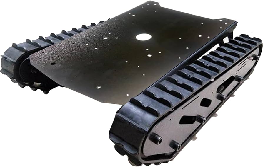 Amazon | T007 メタルロボットタンクシャーシキット Arduino用純ゴム