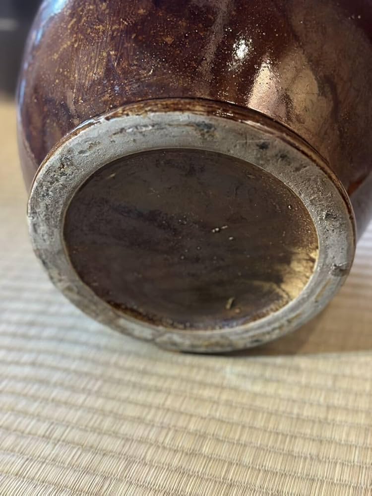 Amazon.co.jp: 壺 壷 ツボ 水瓶 陶器 大きめ 水鉢 メダカ 金魚鉢 睡蓮