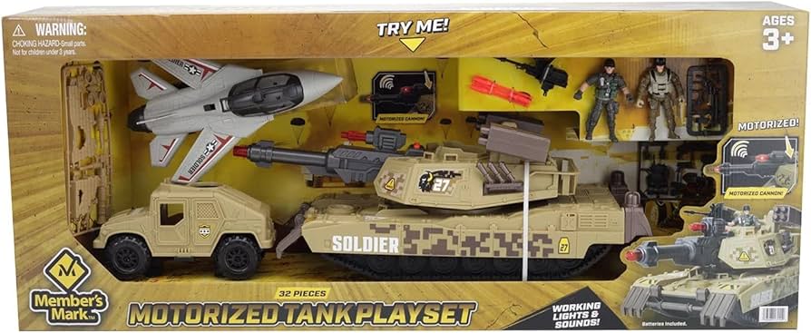 Amazon.co.jp: Member's Mark Soldier Force プレイセット - 戦車