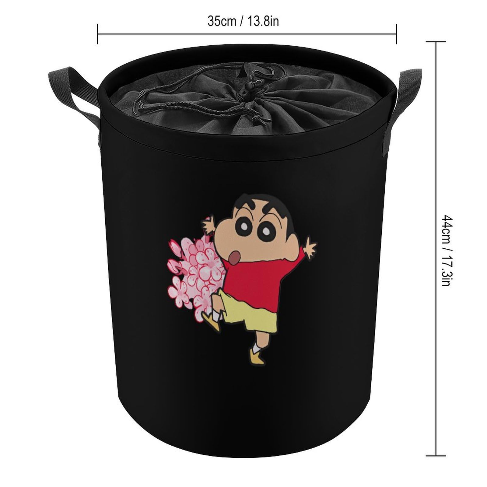 Amazon｜ランドリーバスケット クレヨンしんちゃん 洗濯かご 収納