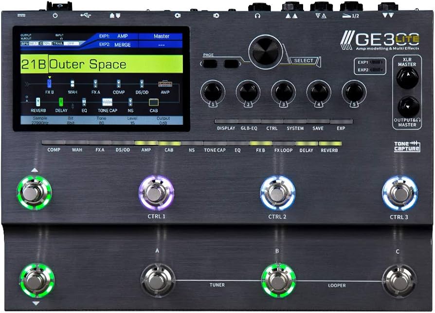 Amazon.com: MOOER GE300 Lite Guitar Amp Modelling Multi Effects