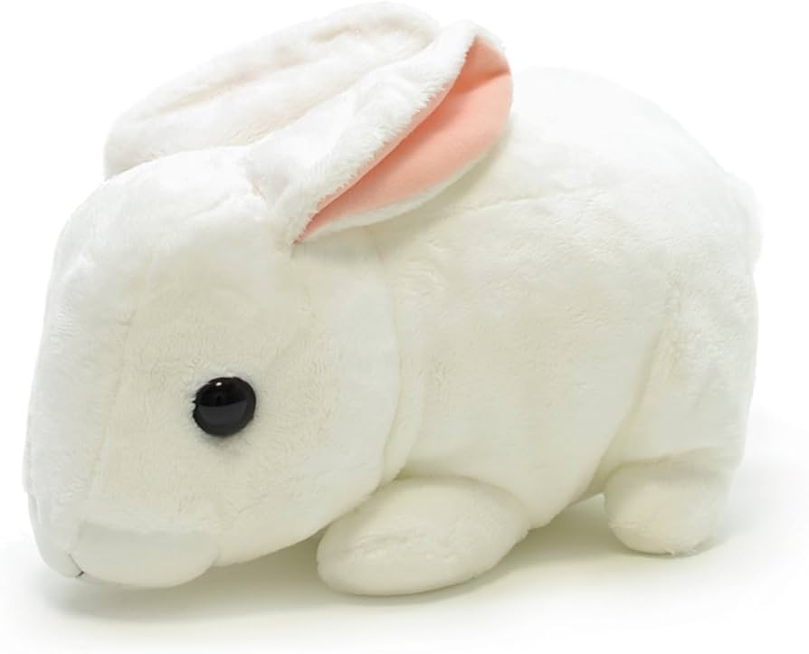 Amazon.co.jp: AQUA ぬいぐるみ ファーム もちもち うさぎ 大 ホワイト