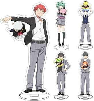 Amazon.co.jp: 暗殺教室 アクリルスタンド グッズ 赤羽業 潮田渚 殺