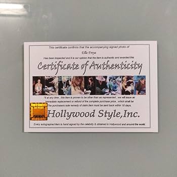 Amazon.co.jp: エラ フレイヤ直筆サイン入り2Lサイズ写真…オランダの