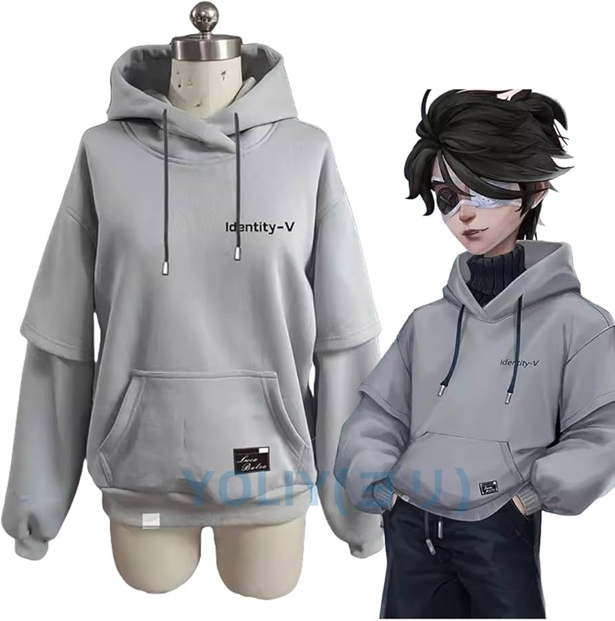 Amazon.co.jp: 第五人格 IdentityV パーカー 長袖 囚人 ルカ・バルサー