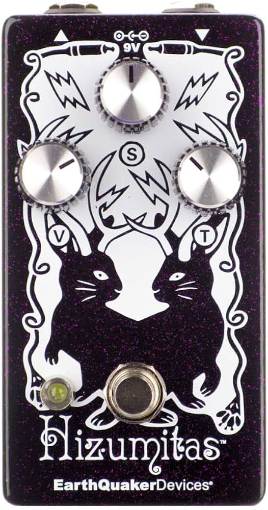 Amazon.com: Earthquaker Devices Hizumitas Fuzz, Purple Sparkle