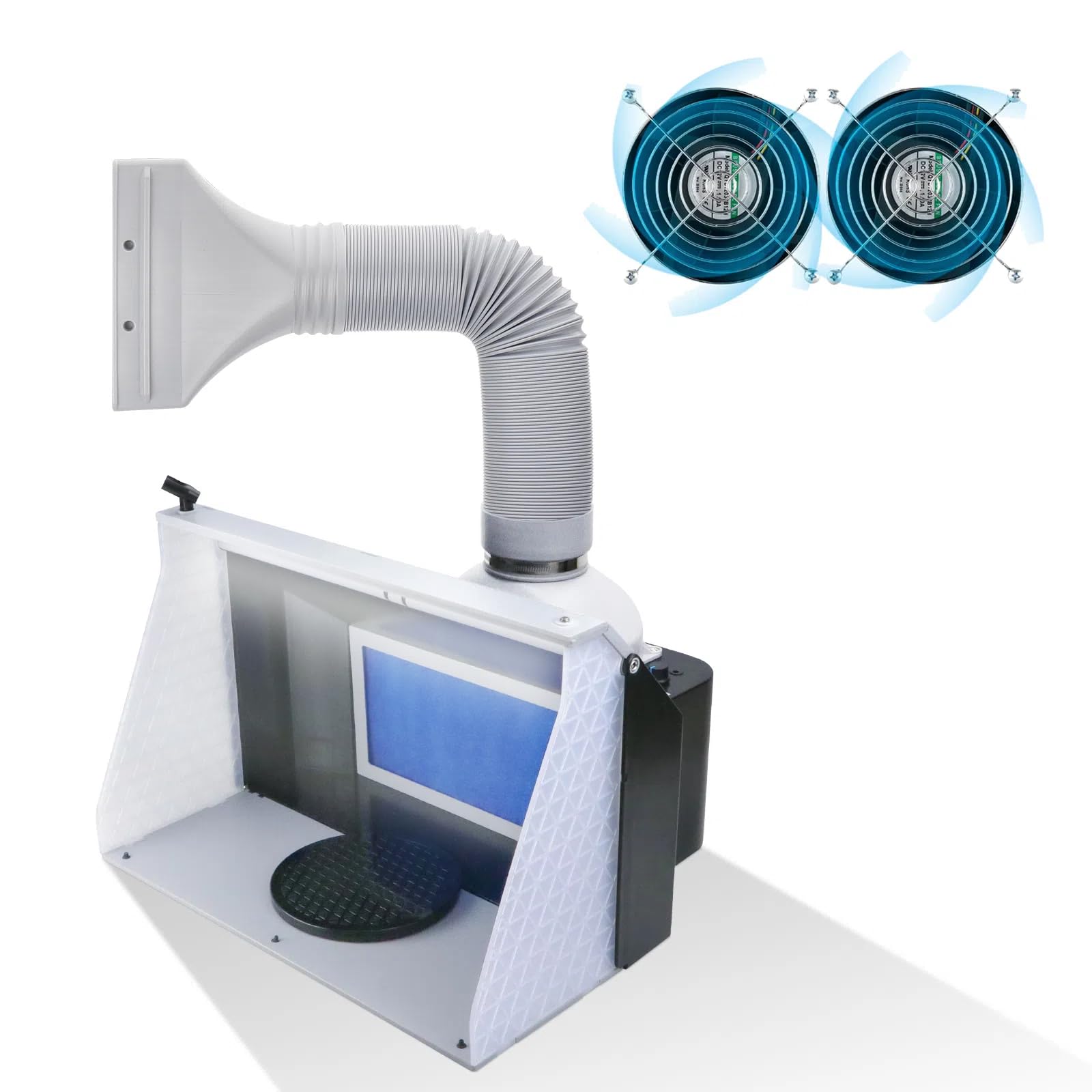 Amazon | Anesty Duo-Pro 塗装ブース 強力2基ファン スプレーブース