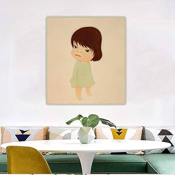 Amazon｜Yoshitomo Nara 奈良美智 ポスター《行方不明 イン アクション