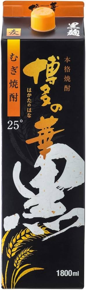 Amazon.co.jp: 福徳長 博多の華 黒麹の麦 パック [ 焼酎 25度 福岡県
