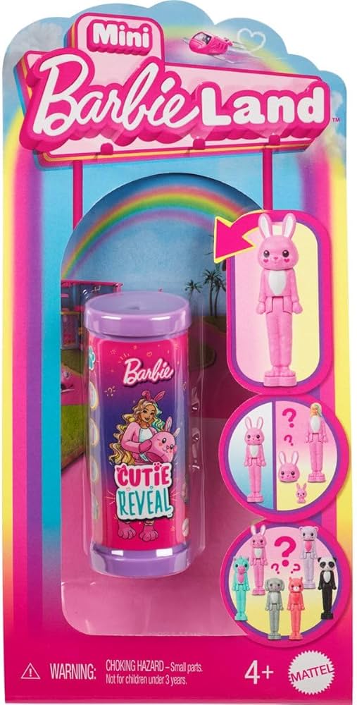 Amazon.com: Mattel Mini BarbieLand Cutie Reveal Micro Doll Case of