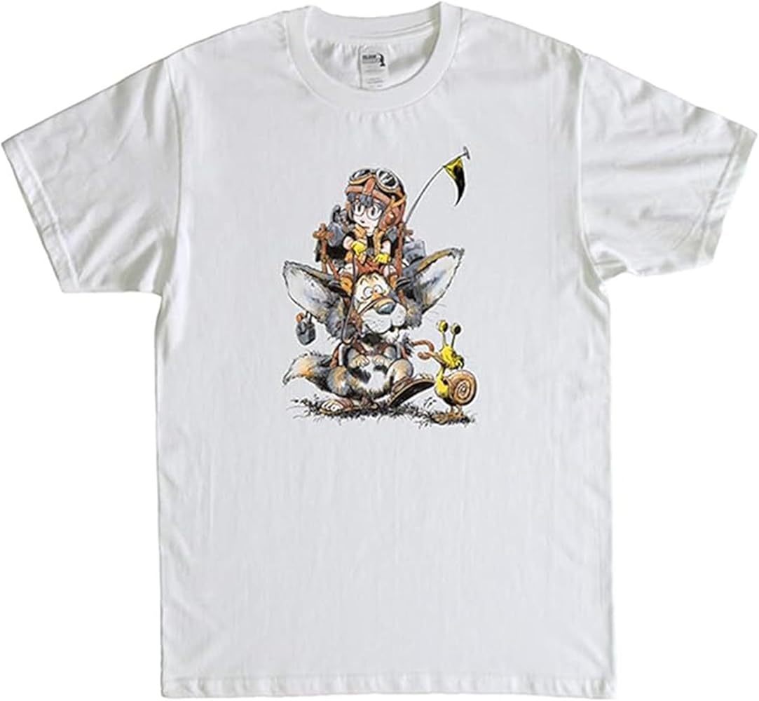 Amazon | [YaoanFF] Dr.スランプ Arale 鳥山明 Tシャツ 半袖 メンズ