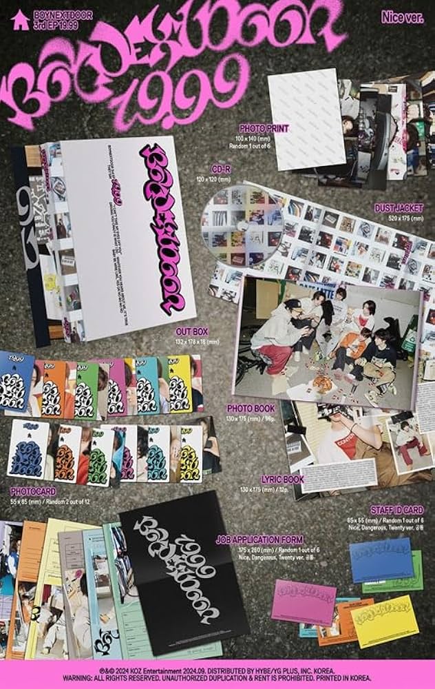 Amazon.co.jp: BOYNEXTDOOR (ボーイネクストドア) - 3rd EP 「19.99