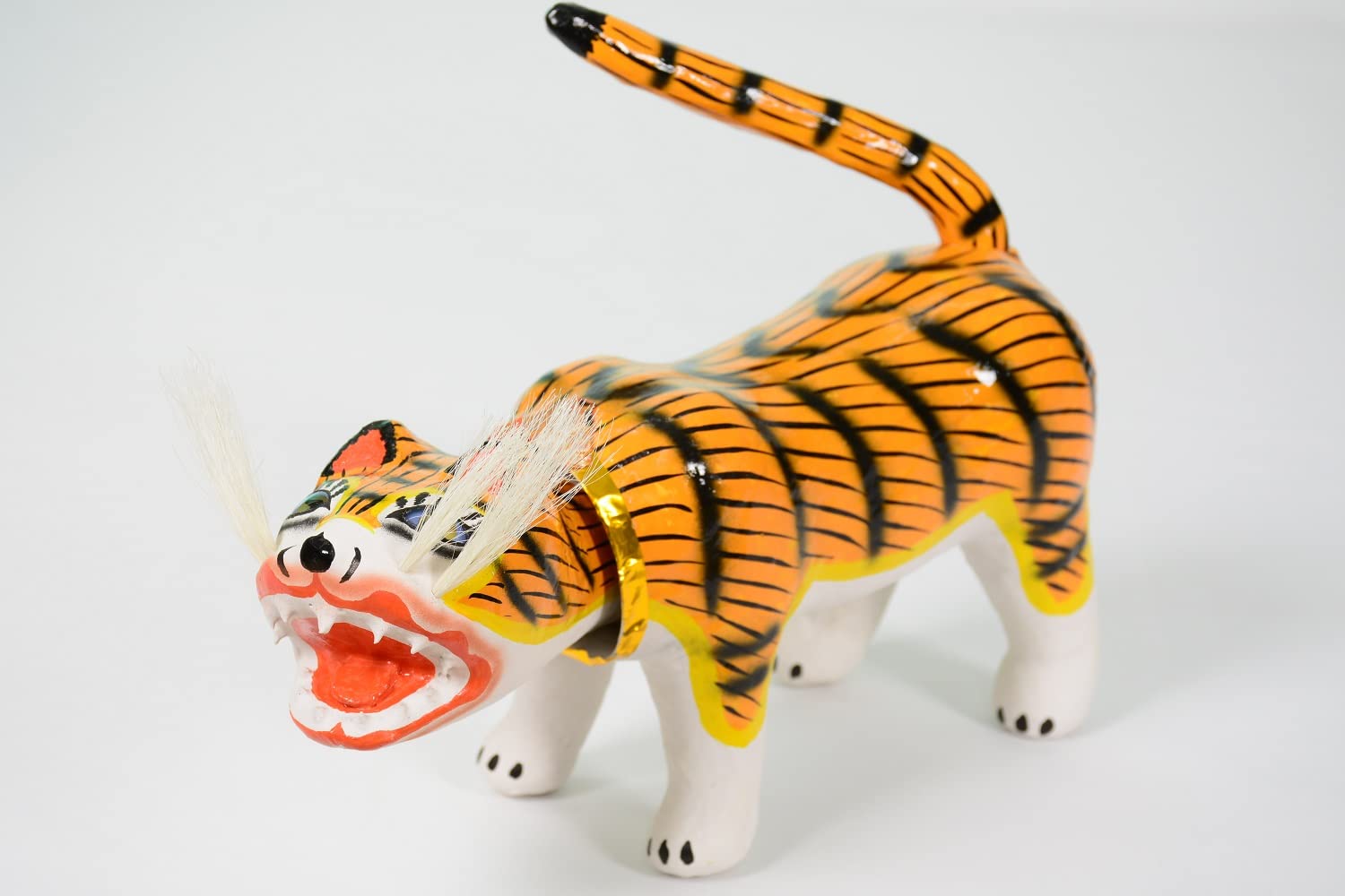 Amazon.co.jp: 張子の虎 張子虎 【香川県指定伝統工芸品】 (4号：全長