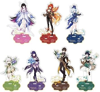 Amazon.co.jp: 原神 公式グッズ 正規品 周年記念 アクリルスタンド (五