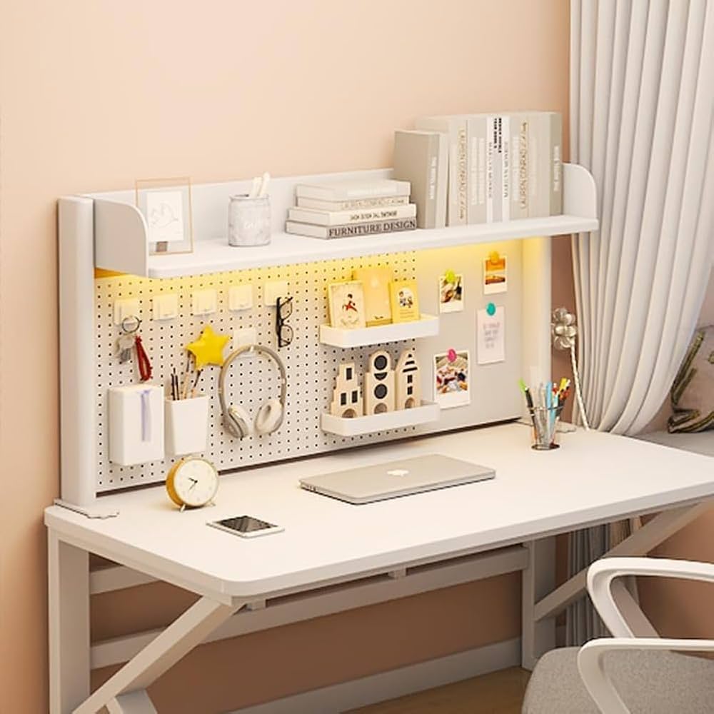 Amazon | 机上ラック 学生 勉強机 収納棚 デスクトップ収納ラック
