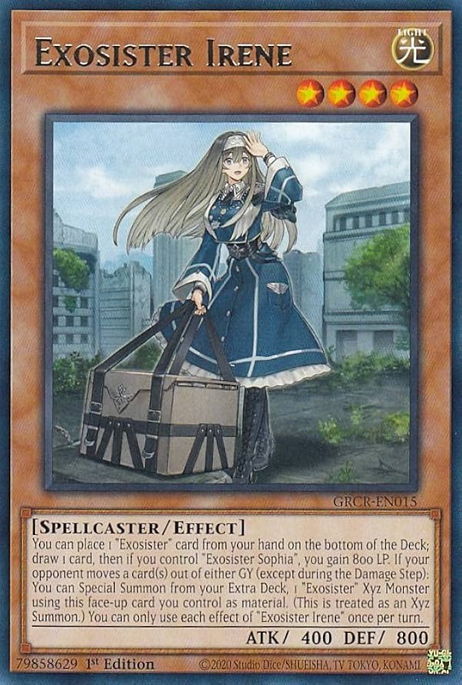 Amazon.co.jp: 遊戯王 GRCR-EN015 エクソシスター・イレーヌ Exosister