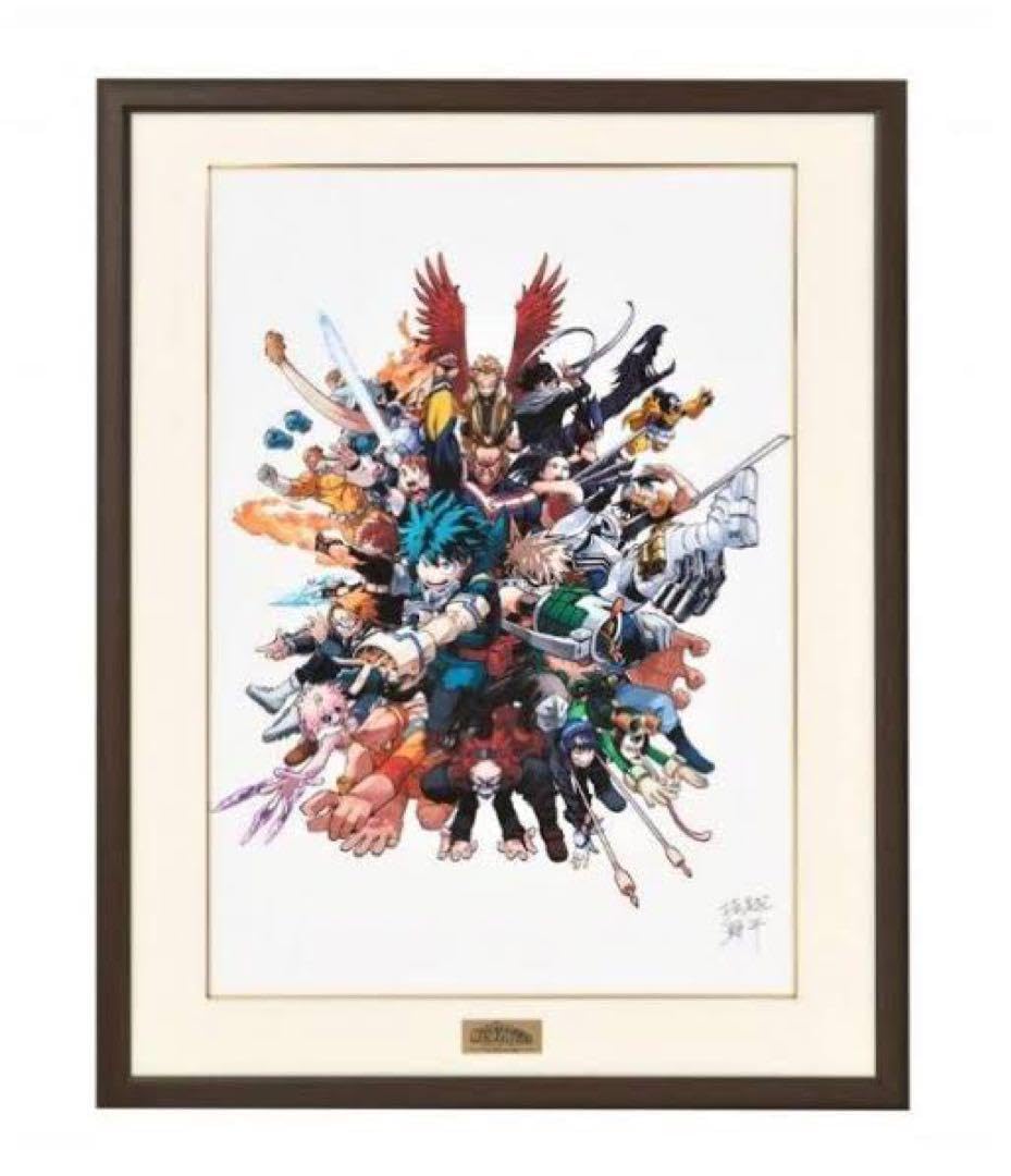 Amazon.co.jp: ヒロアカ複製原画キービジュアル : おもちゃ