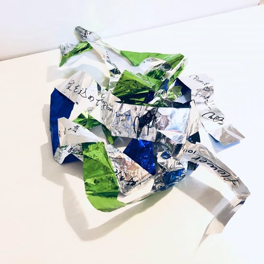 Amazon.co.jp: Sonar Pocket 銀テープ 落下物 銀テ 直筆 印刷 flower