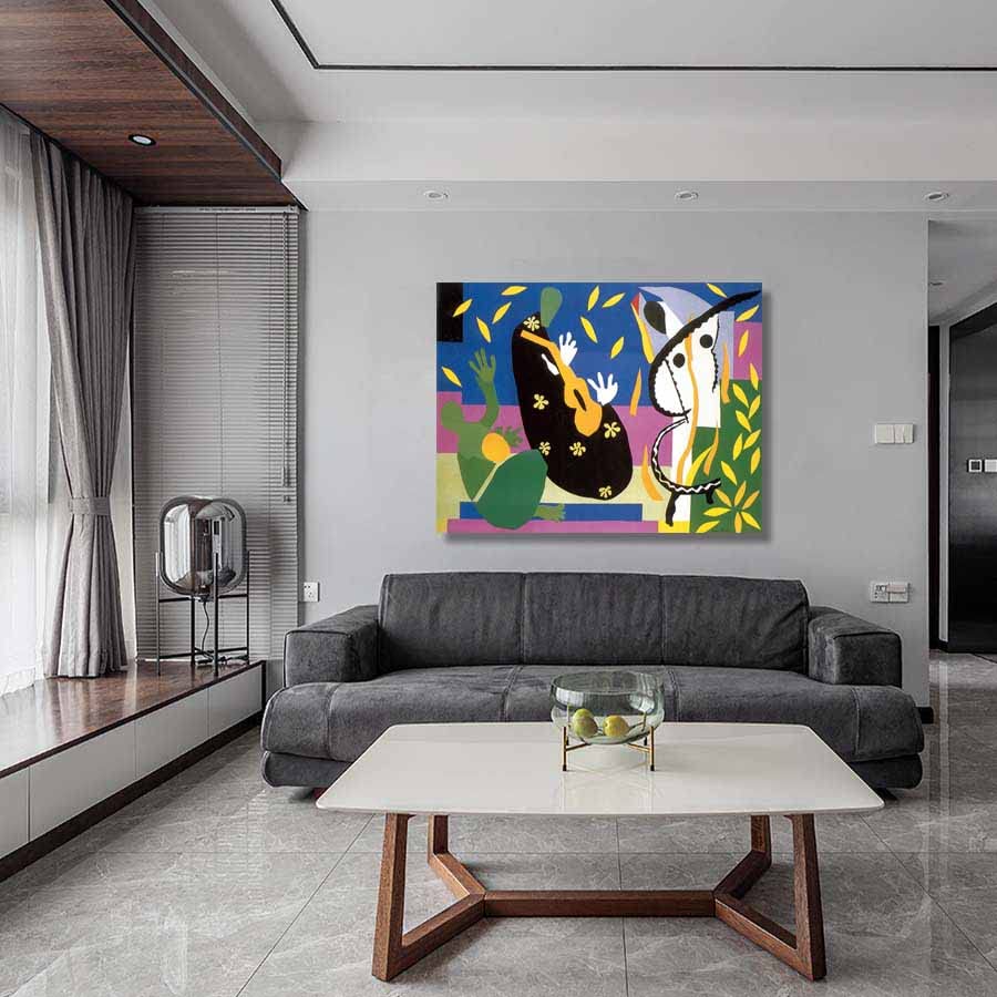 Amazon.co.jp: アンリ・マティス“王の悲しみ”ポスト印象派複製名画