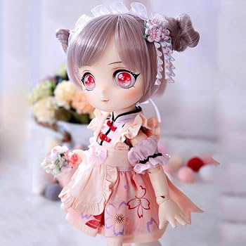 Amazon | KAKAA BJDドール フルセット 1/6 球体関節人形 29cm SD 樹脂