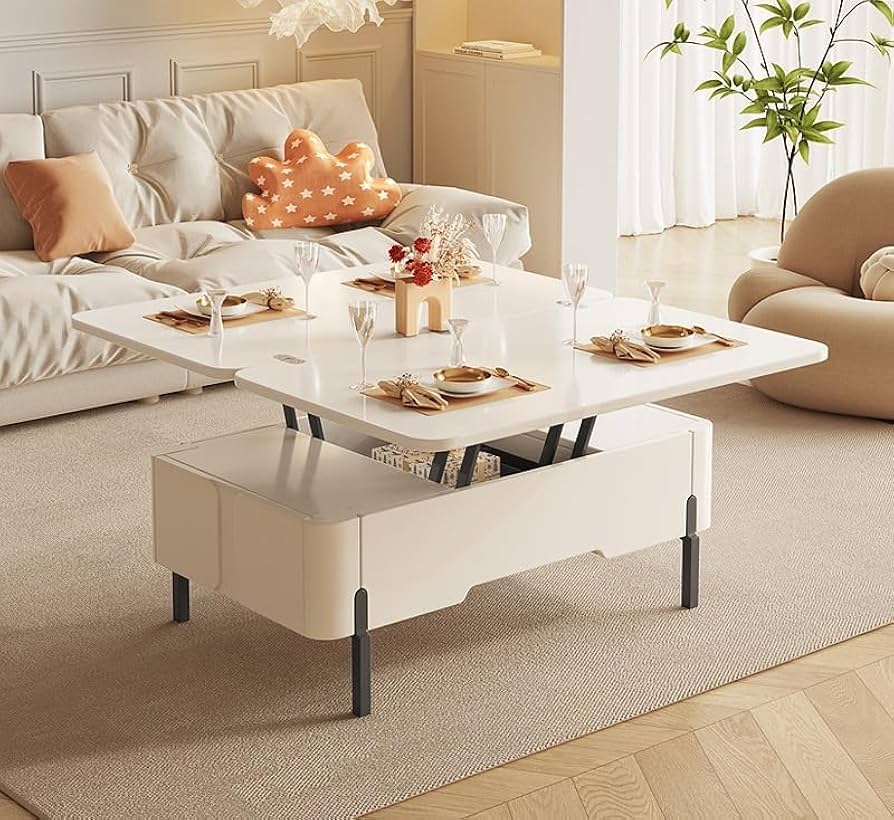 Amazon.co.jp: GraceNook リフトテーブル 昇降式テーブル 多機能 ロー