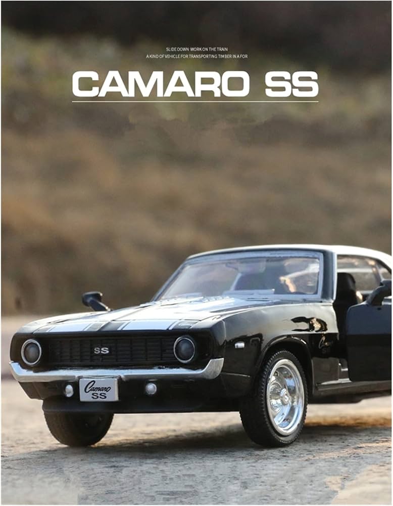 Amazon | ミニカー スケールモデルカー 1:36シボレーカマロSS 1969