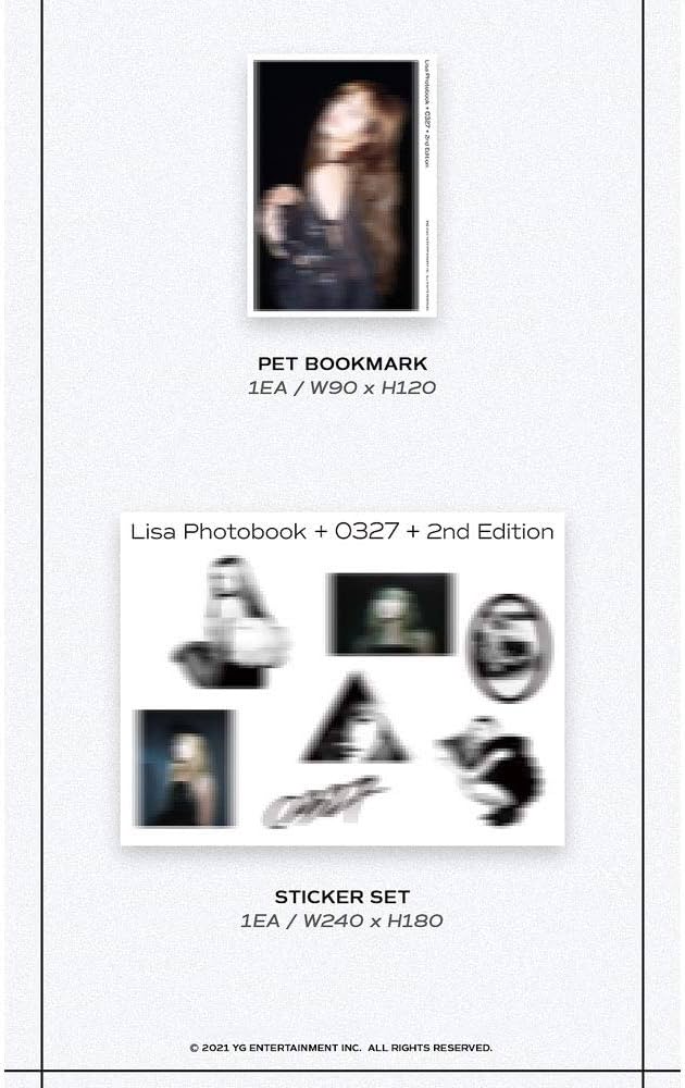 Amazon.com: Blackpink Lisa Photobook 0327 Vol.2 (2nd Edition