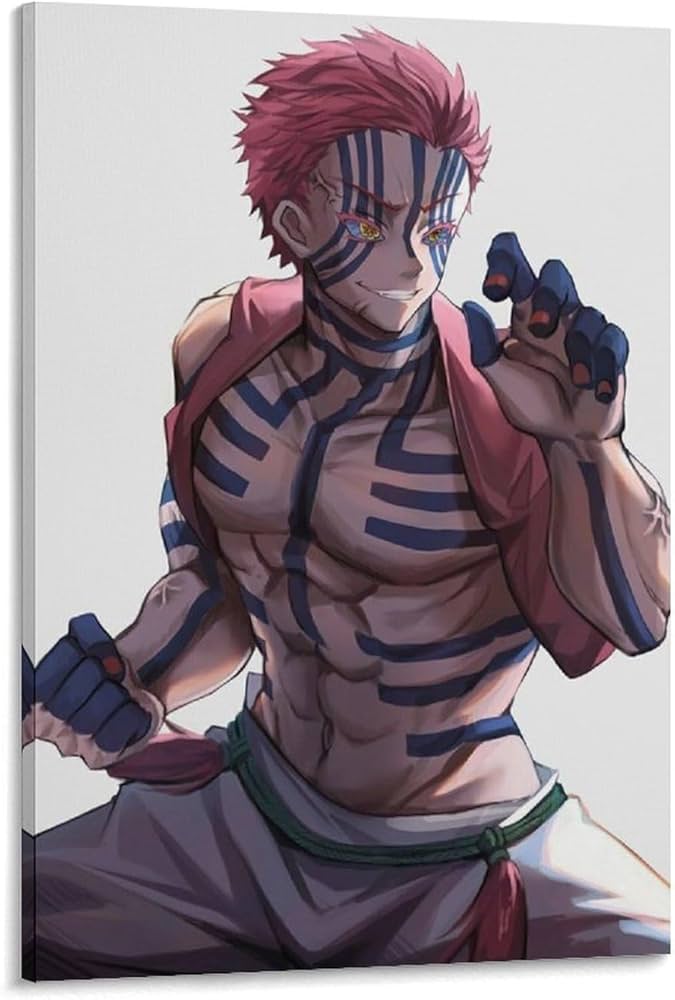 Amazon.co.jp: 30×45cm 鬼滅の刃 パネル 猗窩座 狛治 上弦の叁 アート